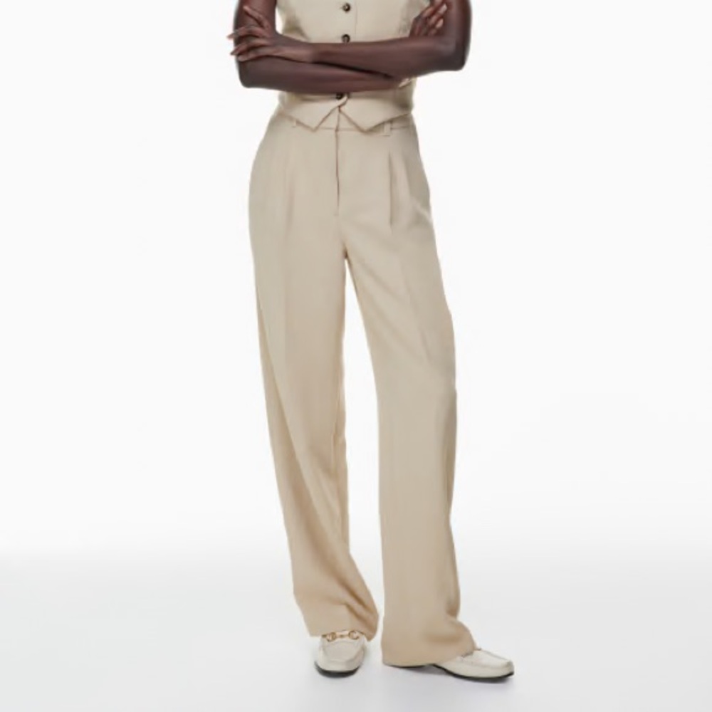 Wilfred Cream High-Waisted Trousers